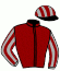 casaque portée par Pouchin A. jockey du cheval de course LILAROSE, information pmu ZETURF