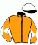 casaque portée par Lecoeuvre C. jockey du cheval de course KAPANI, information pmu ZETURF