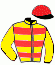 casaque portée par Forest M. jockey du cheval de course WARELIA, information pmu ZETURF