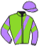 casaque portée par Lecoeuvre C. jockey du cheval de course SILVER BEAUTY, information pmu ZETURF