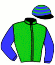casaque portée par Morin D. jockey du cheval de course PRINCE MAD, information pmu ZETURF