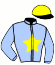 casaque portée par Mendizabal I. jockey du cheval de course REY (FR), information pmu ZETURF