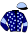 casaque portée par Foulon M. jockey du cheval de course DUCHESSE TANGO (FR), information pmu ZETURF