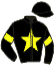 casaque portée par Silva Dos Santos S. jockey du cheval de course APRES LA GUERRE, information pmu ZETURF