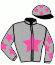 casaque portée par Mouesan H. jockey du cheval de course LONE TIME DU POUEY, information pmu ZETURF