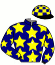 casaque portée par Richard G. jockey du cheval de course CAMBRIOLEUR, information pmu ZETURF