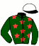 casaque portée par Hardouin E. jockey du cheval de course SERIDO, information pmu ZETURF
