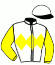 casaque portée par Barzalona M. jockey du cheval de course DORAZIO (DE), information pmu ZETURF