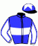casaque portée par Planque S. jockey du cheval de course DE VELARA (FR), information pmu ZETURF