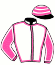 casaque portée par Lemaitre A. jockey du cheval de course GREGGY (GB), information pmu ZETURF