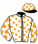 casaque portée par Michel Mlle Mic. jockey du cheval de course COOBIRD (FR), information pmu ZETURF