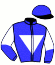 casaque portée par Pasquier S. jockey du cheval de course INNIS (DE), information pmu ZETURF