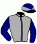 casaque portée par Crastus A. jockey du cheval de course HELLO ELLA (FR), information pmu ZETURF