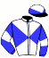 casaque portée par Massin Mlle A. jockey du cheval de course KROME (FR), information pmu ZETURF