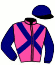 casaque portée par Perrette Q. jockey du cheval de course LUNATICOS (FR), information pmu ZETURF