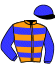 casaque portée par Soumillon C. jockey du cheval de course MAGARI (FR), information pmu ZETURF