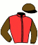 casaque portée par Grosso Mlle L. jockey du cheval de course TINALIK SUN, information pmu ZETURF