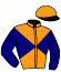 casaque portée par De Giles F. jockey du cheval de course DREAMMY LOVE (FR), information pmu ZETURF