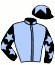 casaque portée par Bachelot T. jockey du cheval de course SVOLTA (FR), information pmu ZETURF