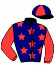 casaque portée par Michel Mlle Mic. jockey du cheval de course GEORGE THE PRINCE (FR), information pmu ZETURF