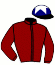 casaque portée par Belmont Cés. jockey du cheval de course INCA MAN, information pmu ZETURF