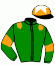 casaque portée par Nobili M. jockey du cheval de course VERDANT LADY, information pmu ZETURF