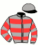 casaque portée par Blanchouin T. jockey du cheval de course PARIOLO, information pmu ZETURF