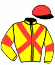 casaque portée par Tison Mlle S. jockey du cheval de course RUE MIA, information pmu ZETURF