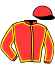 casaque portée par Faivre-picon G. jockey du cheval de course SAINT TUNIS, information pmu ZETURF
