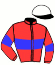 casaque portée par Lajon W. jockey du cheval de course KADY VILLE, information pmu ZETURF