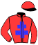 casaque portée par Siaffa G. jockey du cheval de course CLOTH OF DREAM, information pmu ZETURF