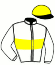 casaque portée par Ferreira N. jockey du cheval de course DIMITRI, information pmu ZETURF