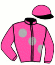 casaque portée par Le Clerc B. jockey du cheval de course WYNOMA, information pmu ZETURF