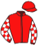 casaque portée par Lefebvre Mr C. jockey du cheval de course ITAL CONTI, information pmu ZETURF