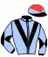 casaque portée par Pageot A. jockey du cheval de course MONTABELLA, information pmu ZETURF