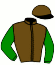 casaque portée par Rouer B. jockey du cheval de course I RUN FIGHTER (FR), information pmu ZETURF