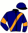 casaque portée par Chauve-laffay Q. jockey du cheval de course IOGO LOULOU (FR), information pmu ZETURF