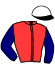 casaque portée par Duperche A. jockey du cheval de course HYPERVISOR LE FOL (FR), information pmu ZETURF