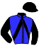casaque portée par Raffestin J. jockey du cheval de course DUC DE GRIMOULT (FR), information pmu ZETURF