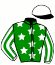 casaque portée par Bourgoin-timbert A. jockey du cheval de course INTENTIONALLY (FR), information pmu ZETURF