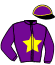 casaque portée par Thomas A. jockey du cheval de course EL CAPITANO, information pmu ZETURF