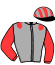 casaque portée par Thomain D. jockey du cheval de course ILIKA DE BOMO (FR), information pmu ZETURF