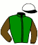 casaque portée par Koubiche L. jockey du cheval de course INDIANA D'ESPACE (FR), information pmu ZETURF