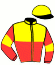 casaque portée par Monclin J. Ph. jockey du cheval de course ZEUS STECCA (IT), information pmu ZETURF