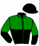 casaque portée par Groussard L. jockey du cheval de course ISLAND CLEMAXELLE, information pmu ZETURF