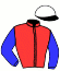 casaque portée par Martin G. jockey du cheval de course ELINO BILOU, information pmu ZETURF