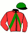 casaque portée par Lebourgeois Y. jockey du cheval de course FLORE BUISSONAY, information pmu ZETURF