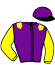 casaque portée par Gilard G. jockey du cheval de course GO GARFIELD, information pmu ZETURF