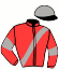 casaque portée par Lebourgeois Y. jockey du cheval de course JOYEUSE DU METZ, information pmu ZETURF