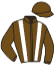 casaque portée par Lamy A. jockey du cheval de course GOLD MENCOURT, information pmu ZETURF